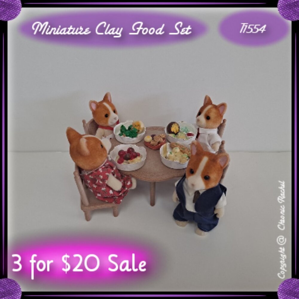 4 Glued-Together Pasta Dishes & Cracker Plate